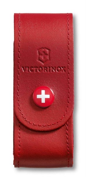 Кожаный чехол на ремень для ножа 91 мм (толщиной 2-4 уровня) Викторинокс (Victorinox) 4.0520.1 - фото 100211