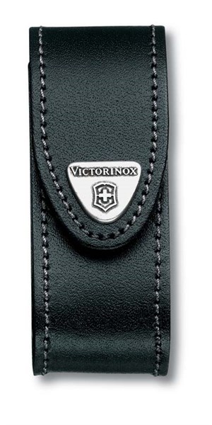 Кожаный чехол на ремень для ножа 91 мм (толщиной 2-4 уровня) Викторинокс (Victorinox) 4.0520.3 - фото 100212