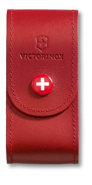 Кожаный чехол на ремень для ножа 91 мм (толщиной 5-8 уровней) Викторинокс (Victorinox) 4.0521.1 - фото 100214