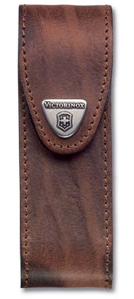 Кожаный чехол на ремень для ножа 111 мм (толщиной 4-6 уровней) Викторинокс (Victorinox) 4.0548 - фото 100233