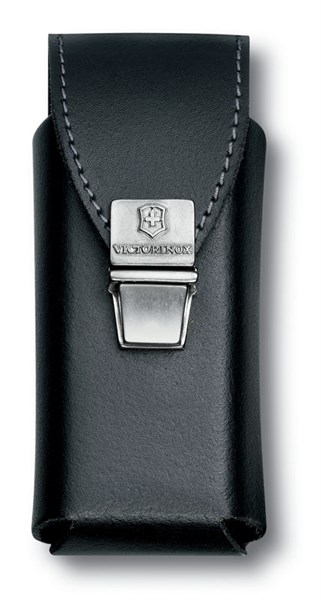 Кожаный чехол для мультитула SwissTool Plus на пружинной защёлке Викторинокс (Victorinox) 4.0833.L2 - фото 100243