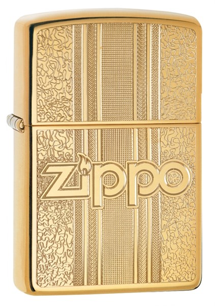 Зажигалка Zippo Classic с покрытием High Polish Brass, 29677 - фото 184773