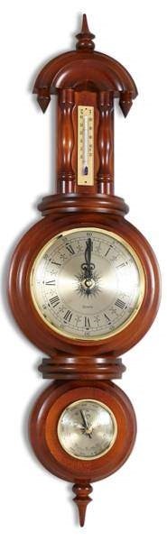 Часы с барометром настенные М-03-Ч - фото 185729
