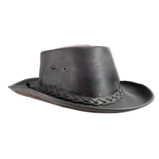 Шляпа ковбоя кожаная DE-720-M - фото 185851