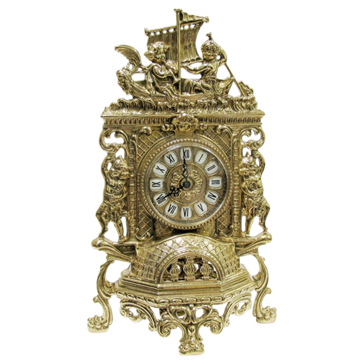 Часы Ангелы каминные фасадные AL-82-101 - фото 186045