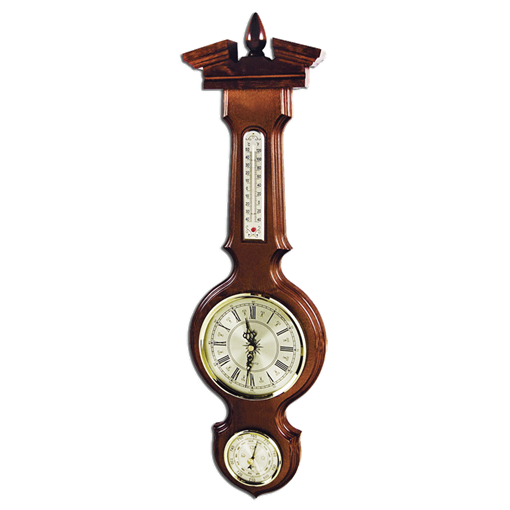 Часы с барометром и термометром настенные М-94-Ч - фото 186691