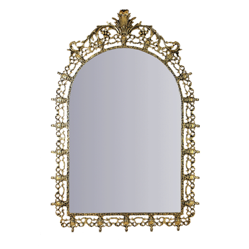 Зеркало Коро Ду Рей в раме, золото BP-50102 - фото 186772