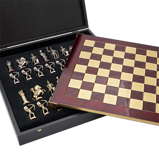 Шахматы сувенирные  Античные войны MP-S-15-28-RED - фото 186838