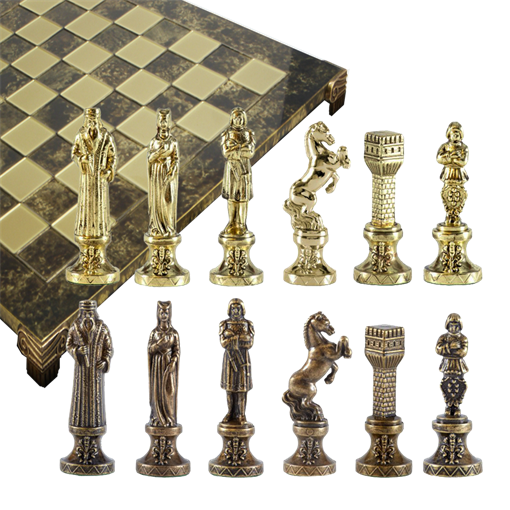 Шахматы сувенирные  Ренессанс MP-S-9-C-36-BRO - фото 186846