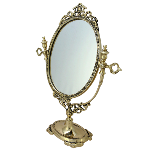 Зеркало  Будуар настольное, золото BP-21005-D - фото 186910