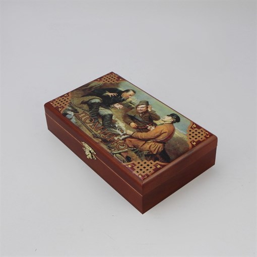 Настольная игра домино  Охотники на привале SA-DM-006 - фото 186957
