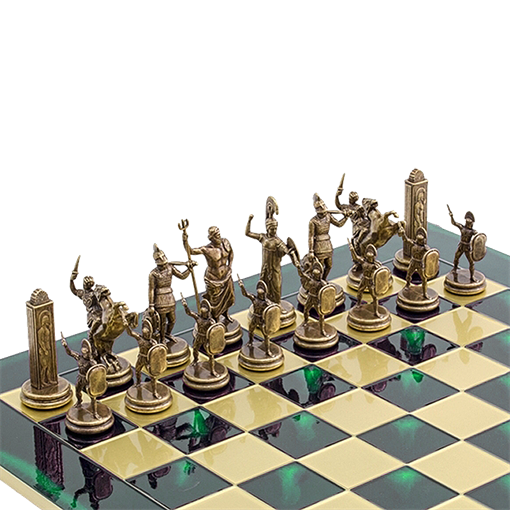 Шахматы подарочные  Троянская война MP-S-4-C-36-GRE - фото 187006
