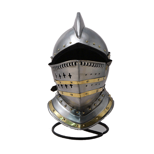 Шлем рыцарский Бургонет NA-36042 - фото 187214