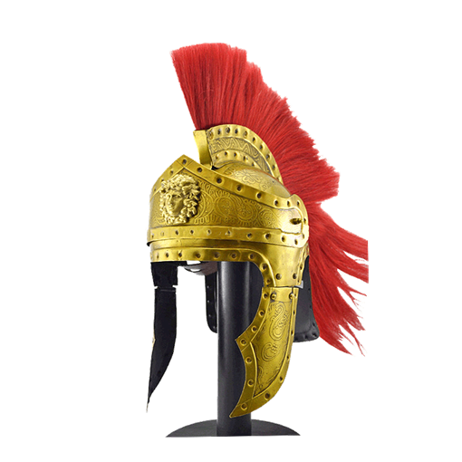 Шлем преторианский с красным плюмажем NA-36059 - фото 187219