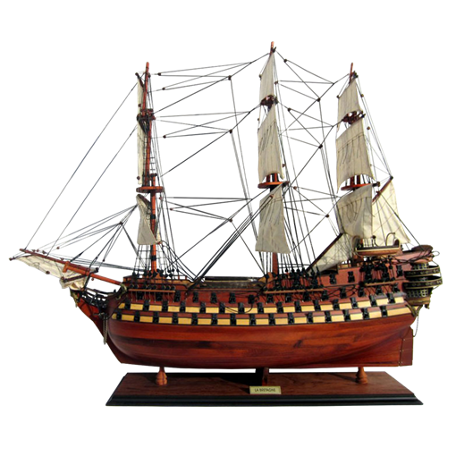 Модель парусника La Bretagne, Франция TS-0008-60-W - фото 187364