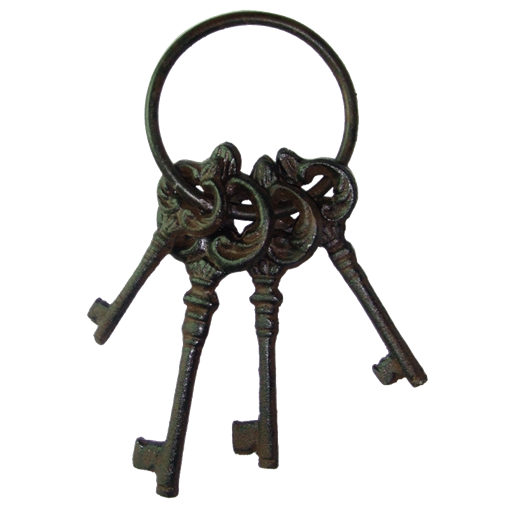 Вешалка крючок для одежды настенная Ключи YM-KR-0624 - фото 187402