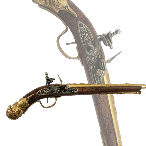 Пистоль немецкий 17 века DE-1314 - фото 187667