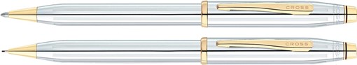 Набор: шариковая ручка и механический карандаш Кросс (Cross) 330105WG - фото 189325