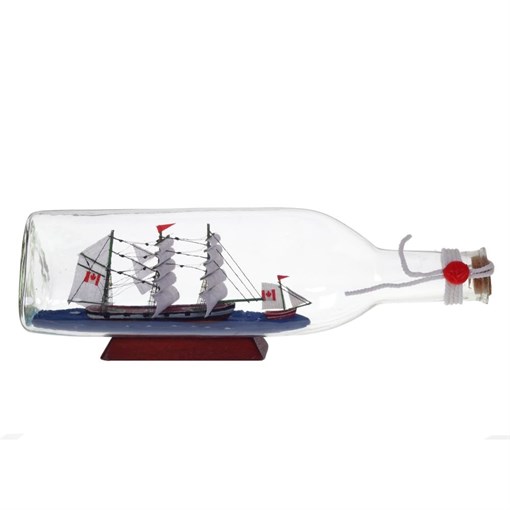 Изделие декоративное "Корабль в бутылке", L29 W8 H9 см - фото 195374