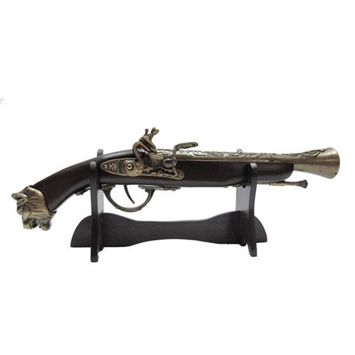 Изделие декоративное "Пистолет" на подставке, L41 W8 H17 см - фото 195831