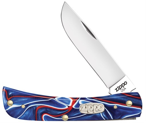 Нож перочинный Zippo Patriotic Kirinite™ Smooth Sodbuster Jr 92 мм 50510 - фото 198085