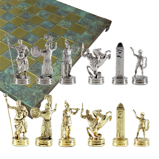 Шахматы сувенирные "Троянская война" MP-S-19-54-TIR - фото 199994