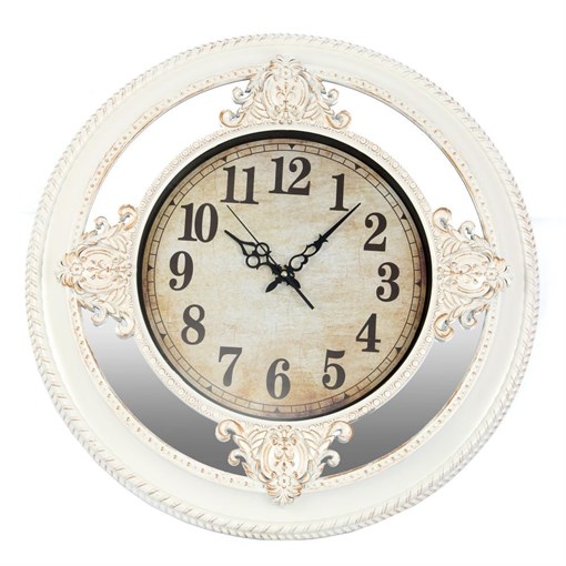 Часы настенные декоративные (с зеркальным элементом), L63 W6 H63см 726459 - фото 205117