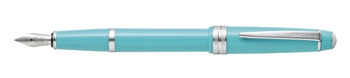 Ручка перьевая Кросс (Cross) Bailey Light Teal, перо ультратонкое XF AT0746-6XS - фото 206812
