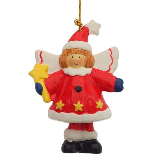 Украшение новогоднее "Ангел/Снеговик", L8 W4,5 H8 см - фото 210872