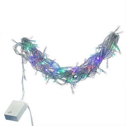Электрогирлянда комнатная "Рождество" 180 разноцветных LED ламп и 8 режимов свечения L18 м - фото 213130
