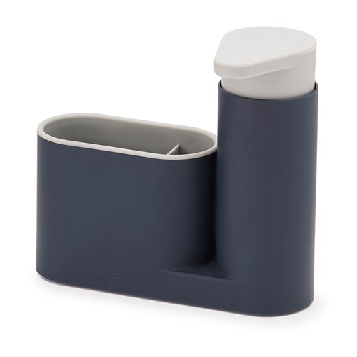 Органайзер для раковины с дозатором для мыла sinkbase серый - фото 224358