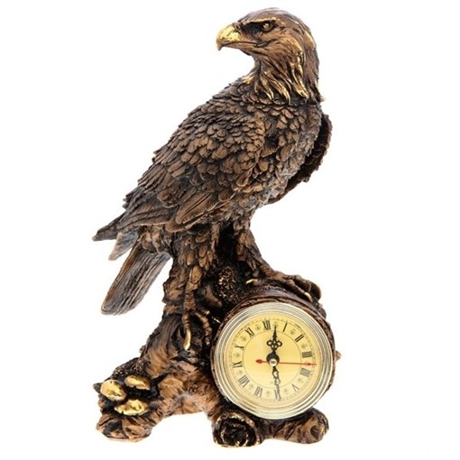 Часы настольные Орел цвет: сусальное золото L18W10.5Н31 см - фото 251635