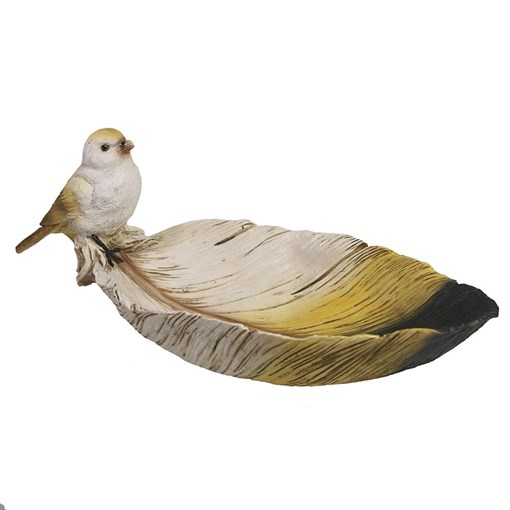 Подставка под мелочи Птичка на перышке цвет: акрил L26W10H10.5см - фото 252368