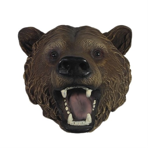 Фигура декоративная Голова медведя L23W24H23см - фото 252435