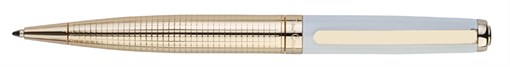 Ручка шариковая Pierre Cardin GOLDEN. Цвет - золотистый и белый. Упаковка B-1 - фото 255833