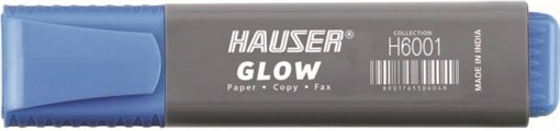 Текстовыделитель Hauser Glow, цвет синий - фото 258087