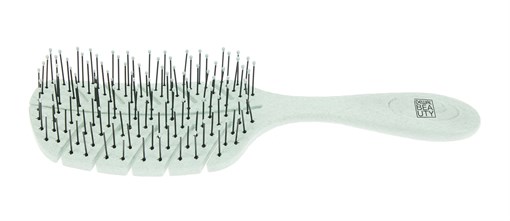 Щетка Dewal Beauty серия "Eco-Friendly", продувная, с нейлоновым штифтом, форма листик - фото 258903