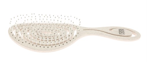 Щетка Dewal Beauty серия "Eco-Friendly", продувная, с нейлоновым штифтом, форма улитка - фото 258909