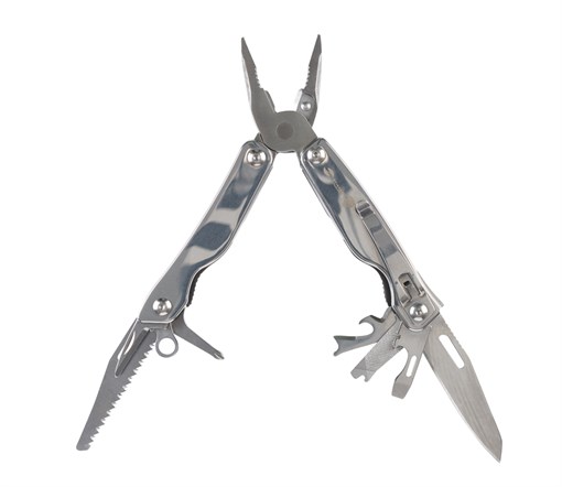 Мультитул Stinger, сталь (серебристый), 11 инструментов, нейлоновый чехол, коробка картон - фото 259246