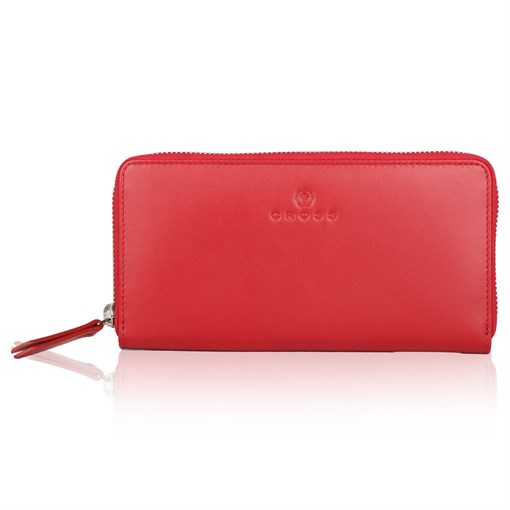 Кошелёк Cross Colors Chili, кожа наппа, гладкая, цвет красный - фото 259362