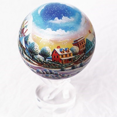 Глобус самовращающийся MOVA GLOBE d12 см Рождественский шар - фото 259402
