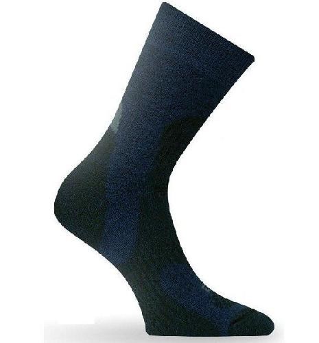 Носки Lasting TRP 698, wool+polyamide, зеленый с черными вставками, размер M (TRP698-M) - фото 260306