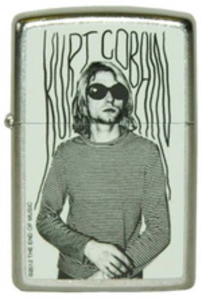 Широкая зажигалка Zippo Curt Cobain 207 (Cl012046) - фото 281852