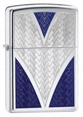 Широкая зажигалка Zippo DEEP V 24205 - фото 282300