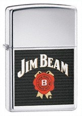 Широкая зажигалка Zippo Jim Beam 24552 - фото 282338