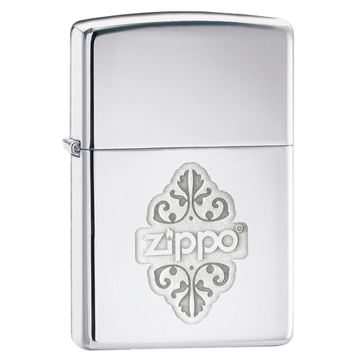 Широкая зажигалка Zippo Filgree 24803 - фото 282421