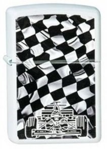 Широкая зажигалка Zippo Race Car 214 - фото 282734