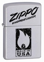 Широкая зажигалка Zippo Windproof 24918 - фото 282911