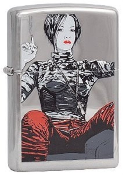 Широкая зажигалка Zippo Woman 304 - фото 283013