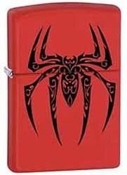 Широкая зажигалка Zippo Spider tattoo 28722 - фото 283167